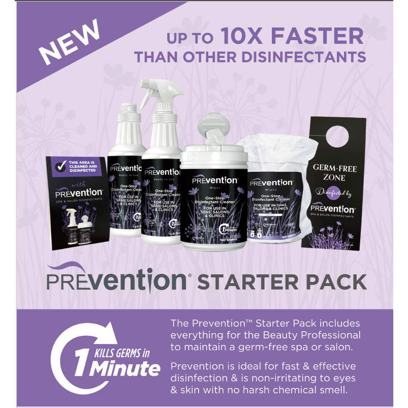PREvention One-Step Disinfectant Starter Kit-BASICS, Prep Products-Gel Essentialz-Gel Essentialz