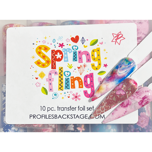 Spring Fling - 10pc Transfer Foil Set