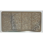 Stamping Plate Swirly