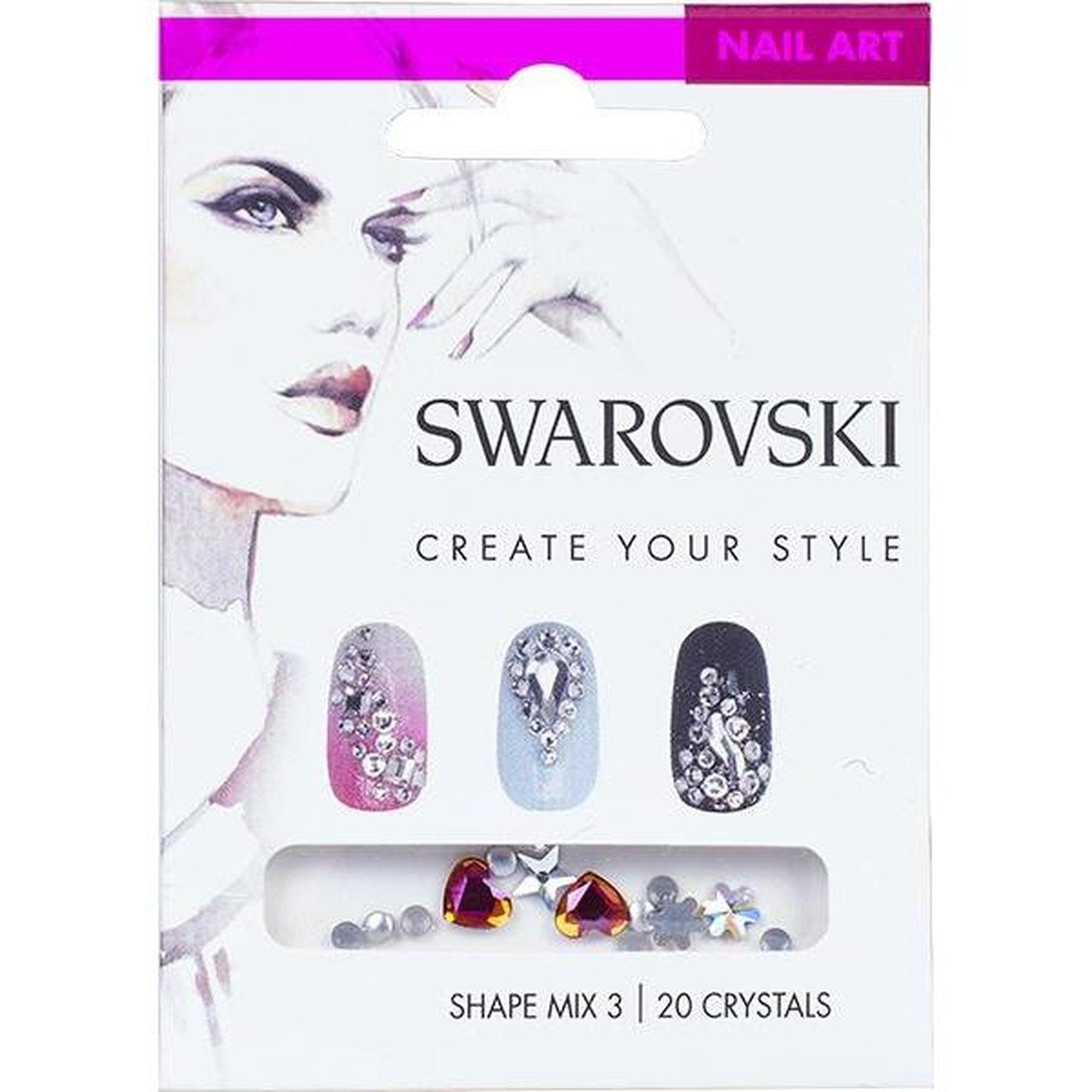 SWAROVSKI NAIL ART LOOSE CRYSTALS - SHAPE MIX 3-Gel Essentialz