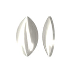 Swarovski Navette Cabochon 2208/4 - Crystal White