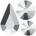Swarovski Pear Mix Pack - Light Chrome