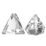 Swarovski Round Spike Flat Back - Crystal
