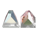Swarovski Square Spike Flat Back - Crystal AB