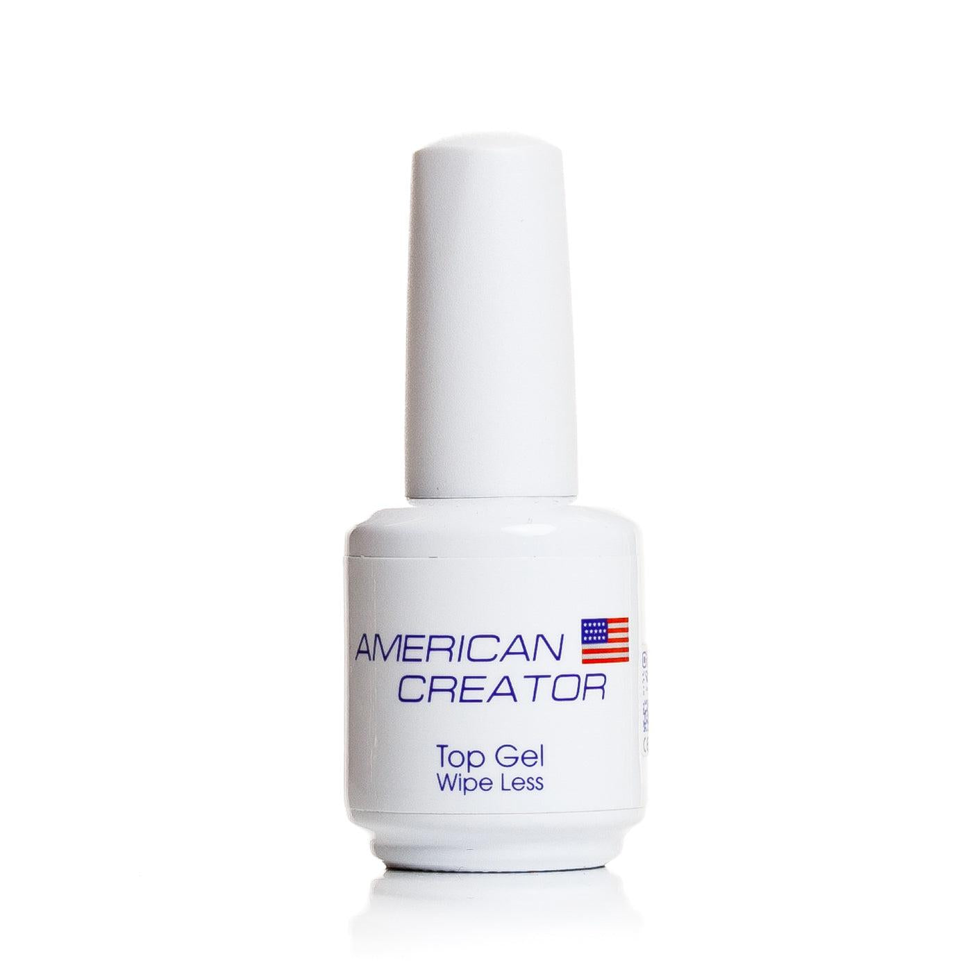 American Creator Top Gel Wipe Less (no-stain)