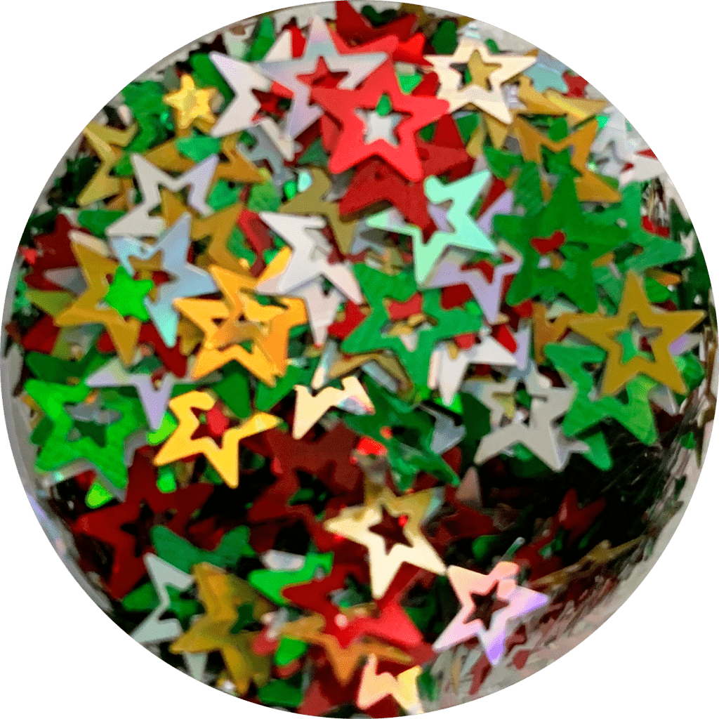 Tree Topper Glitter Mix