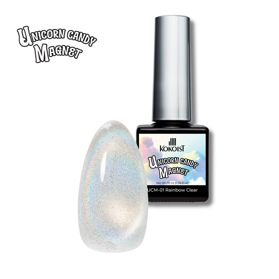 K- Unicorn Candy Magnet UCM-01 Rainbow Clear