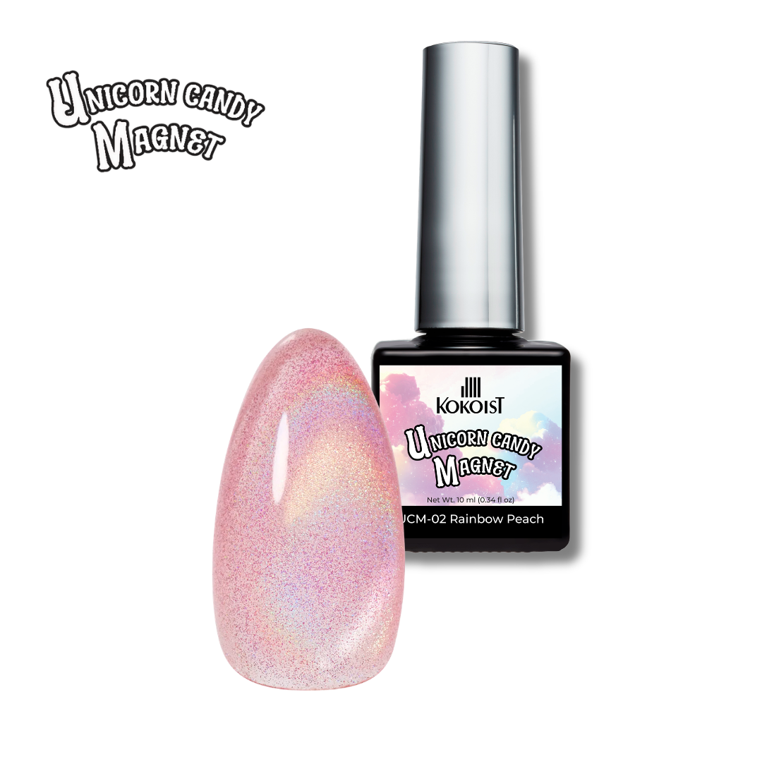 K- Unicorn Candy Magnet UCM-02 Rainbow Peach