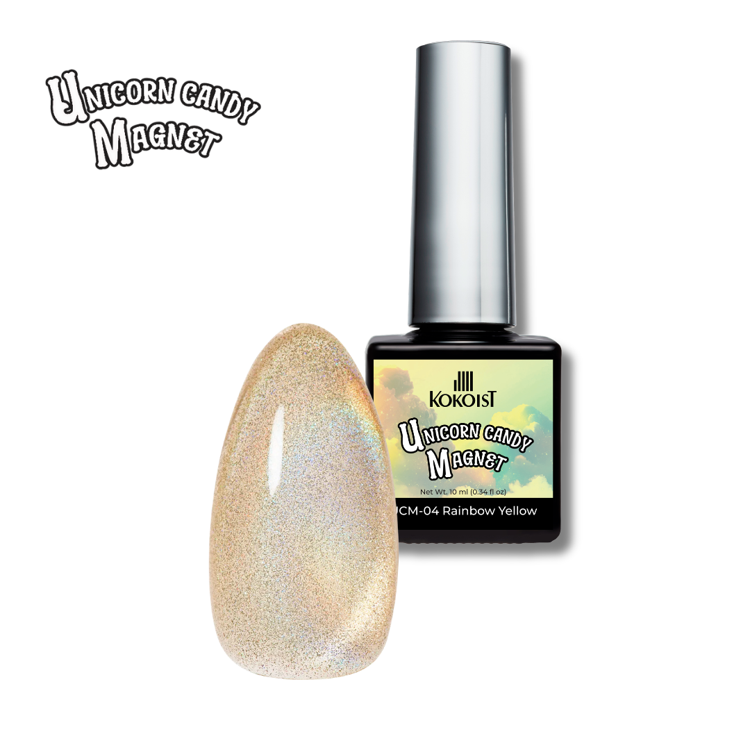 K- Unicorn Candy Magnet UCM-04 Rainbow Yellow