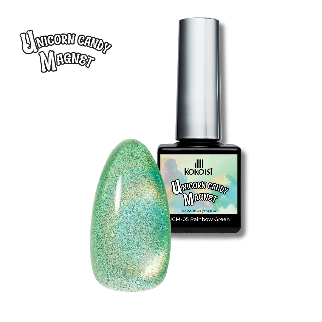 K- Unicorn Candy Magnet UCM-05 Rainbow Green