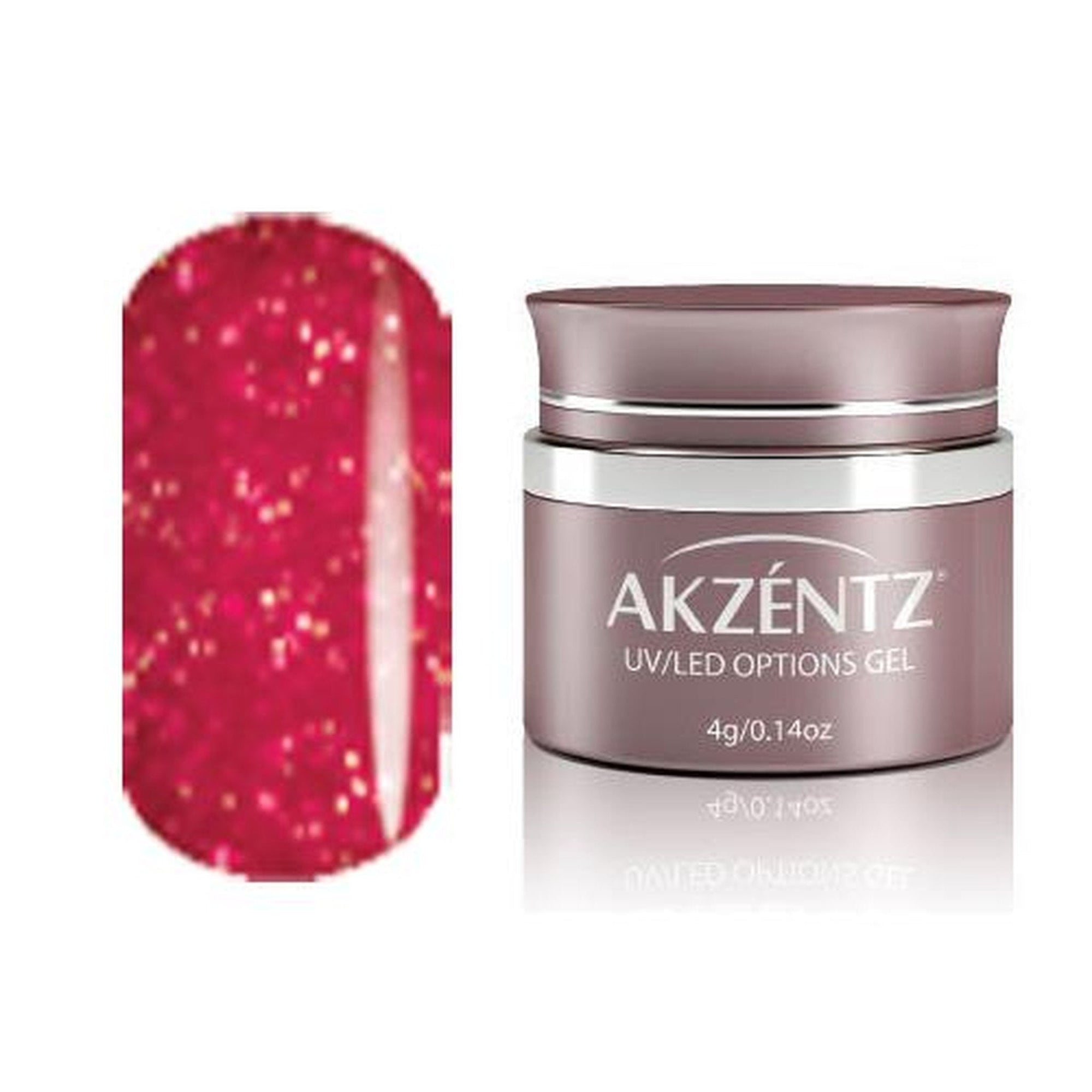 UV/LED Sparkles Ravishing Red-Gel Essentialz