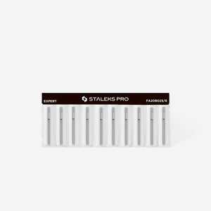 Staleks Diamond Bit - Cylinder Blue (M) 2.5 / 6mm (358)-Drill bit-STALEKS PRO-Gel Essentialz