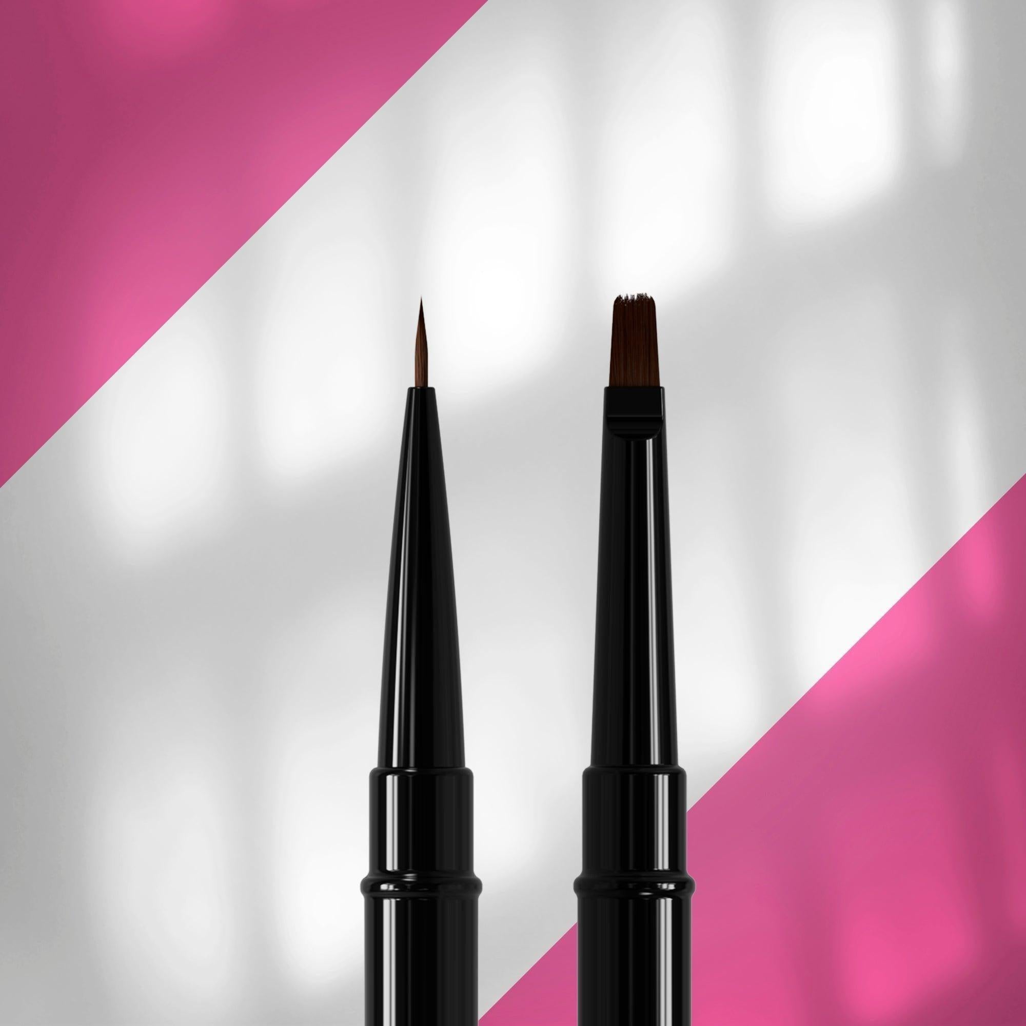 Staleks Brush - Double-ended EXPERT 1/4 (Liner 7 mm / Oval 7 mm)-Accessories-STALEKS PRO-Gel Essentialz