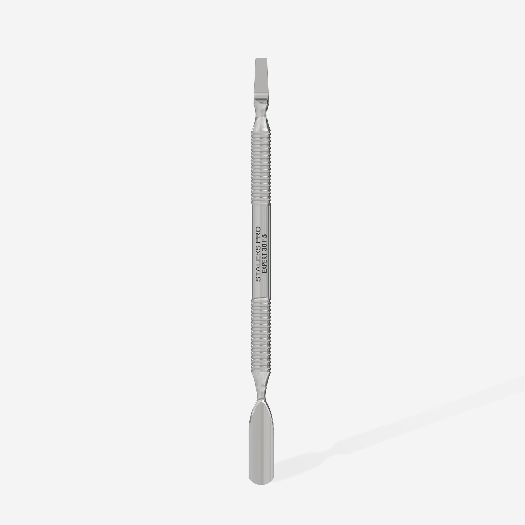 Staleks cuticle pusher - EXPERT 30 TYPE 5 (rounded wide pusher and straight blade)