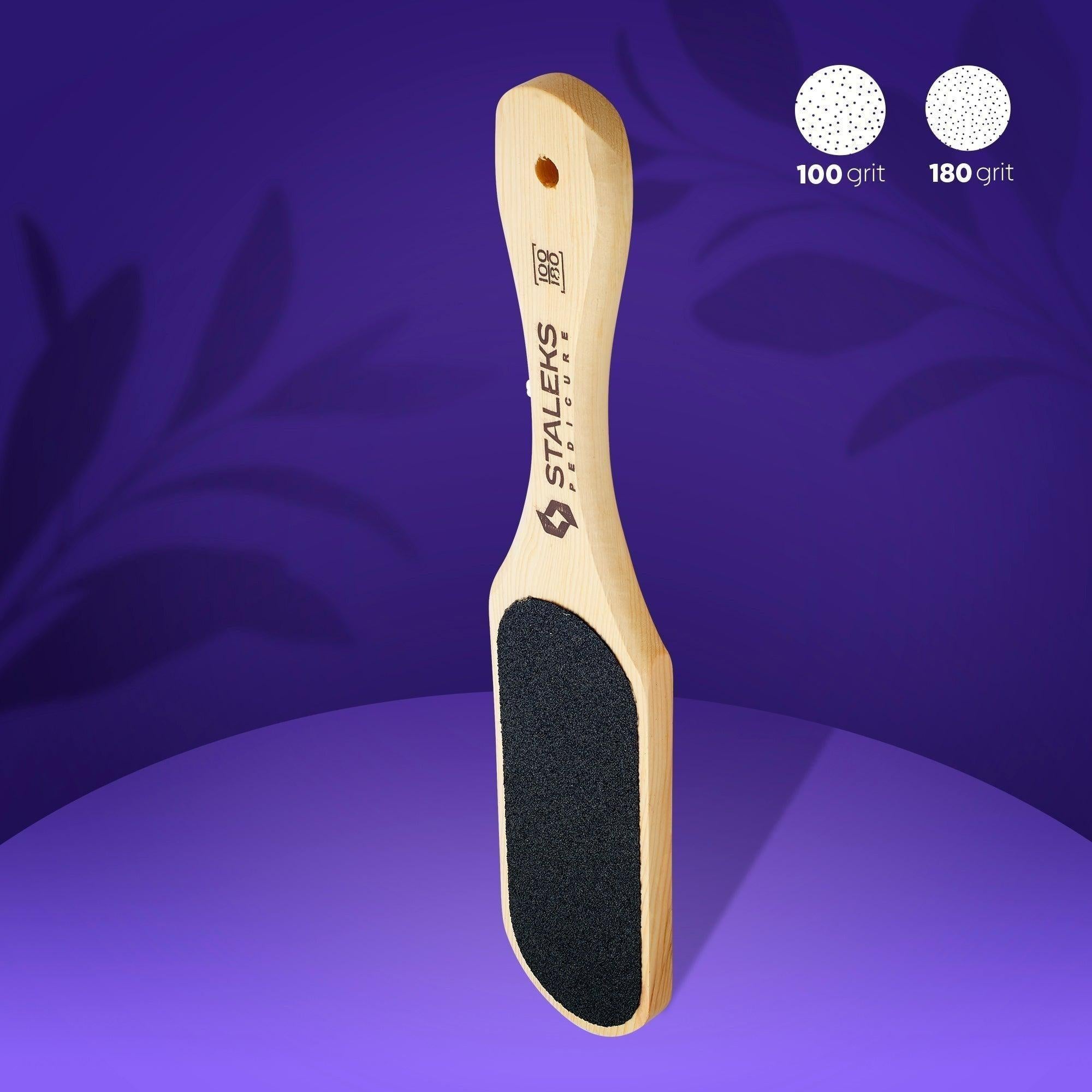 Wooden foot file - BEAUTY & CARE 10 TYPE 1 - 100/180 grit-Abrasives-STALEKS PRO-Gel Essentialz