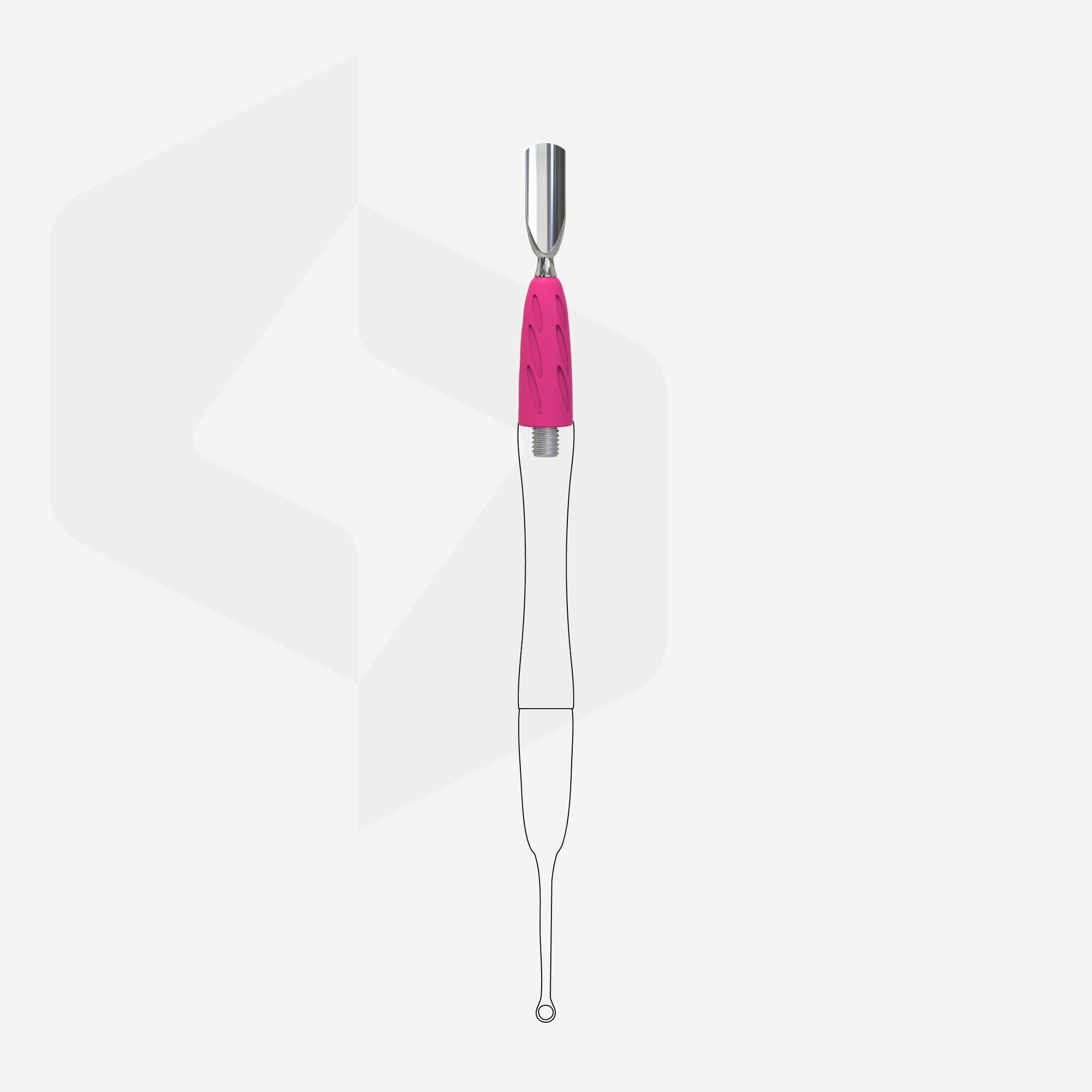 Working part of Combo pusher - UNIQ 16 (Rounded narrow pusher)