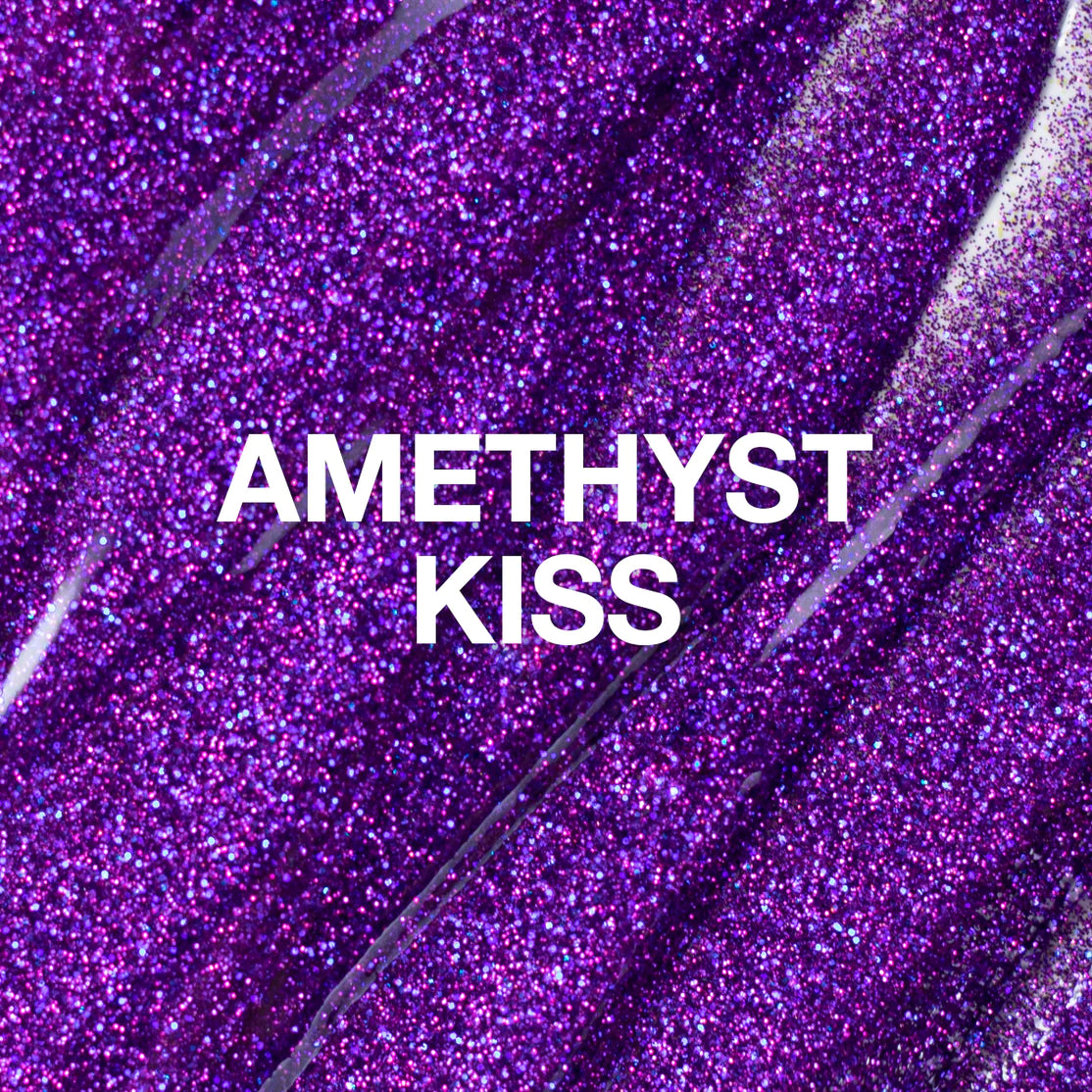 P+ Amethyst Kiss, Glitter Gel Polish 10ml