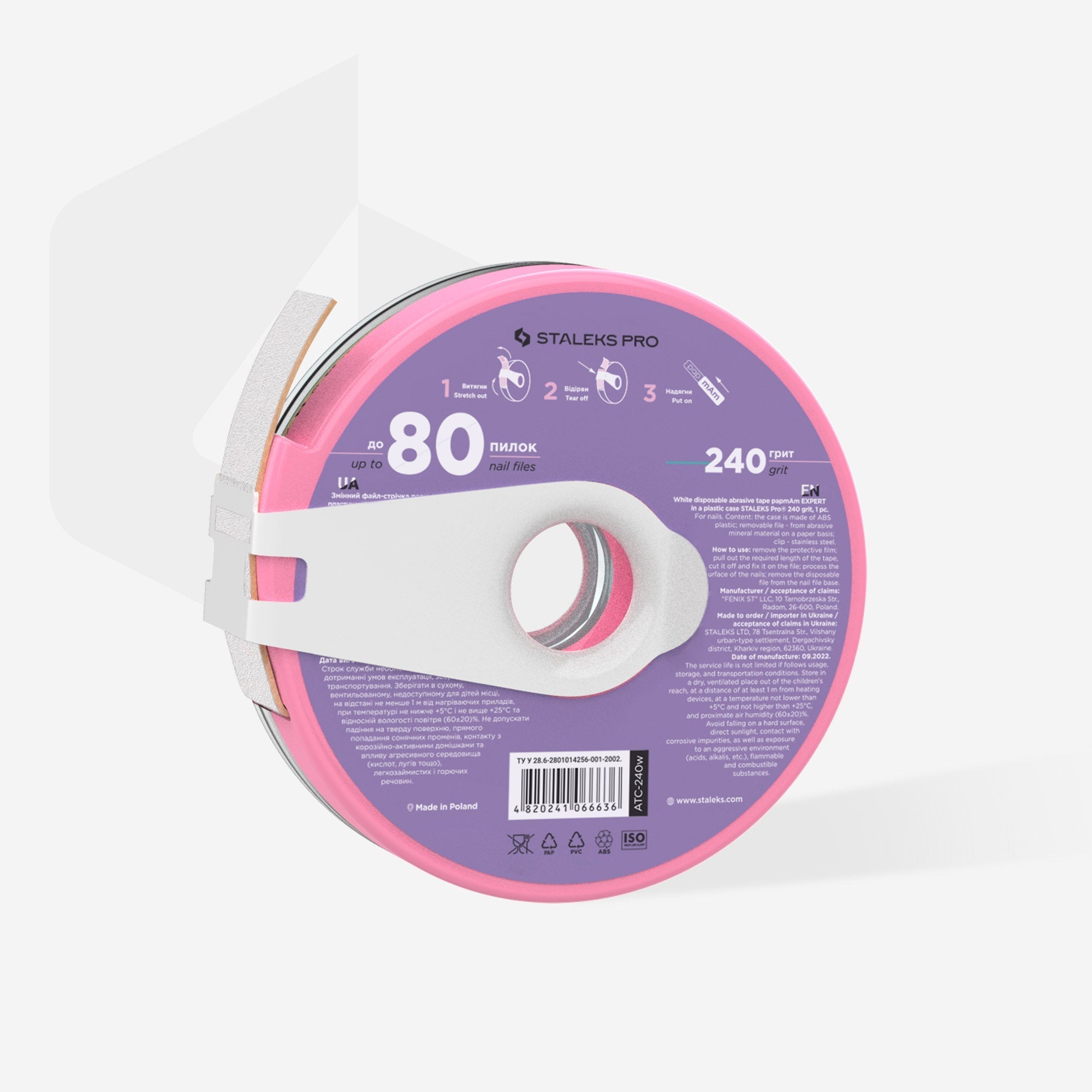 Disposable papmAm file tape EXPERT - in a plastic case