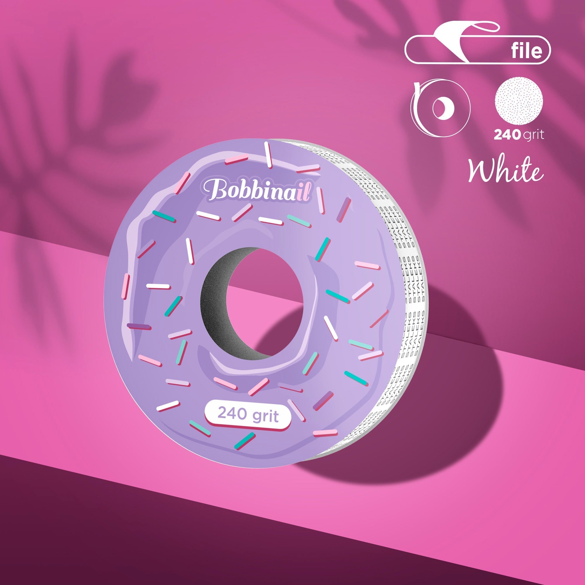 Disposable Bobbinail Adhesive File Tape EXPERT - REFILL for the plastic case