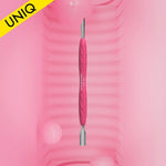 Staleks cuticle pusher, Gummy - UNIQ 10 TYPE 2 (rounded narrow and beveled pusher)-Cuticle Pushers-STALEKS PRO-Gel Essentialz