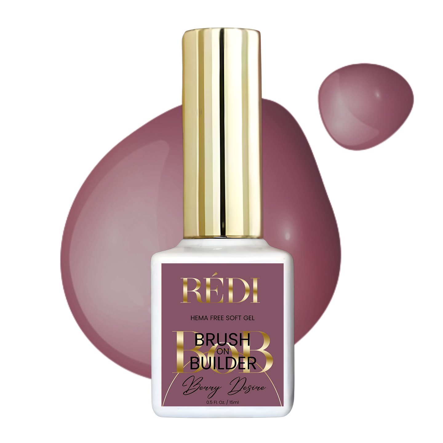 RI- "Berry Desire" BoB Gel - Soft Gel Builder-Nail Prep-Red Iguana LLC-Gel Essentialz