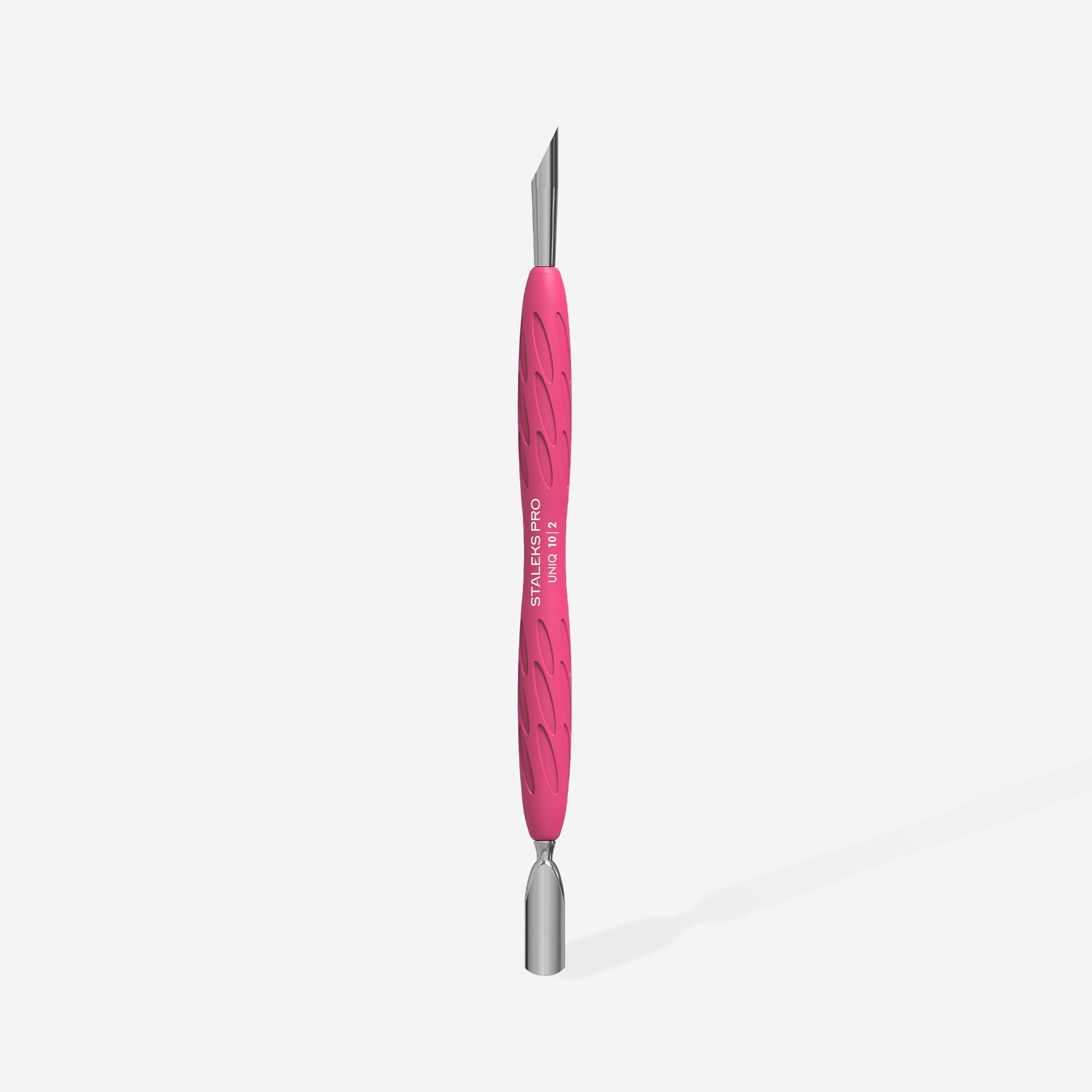 Staleks cuticle pusher, Gummy - UNIQ 10 TYPE 2 (rounded narrow and beveled pusher)