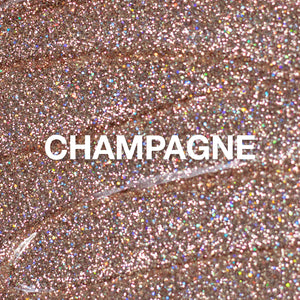 Champagne, Glitter Gel, 10 ml