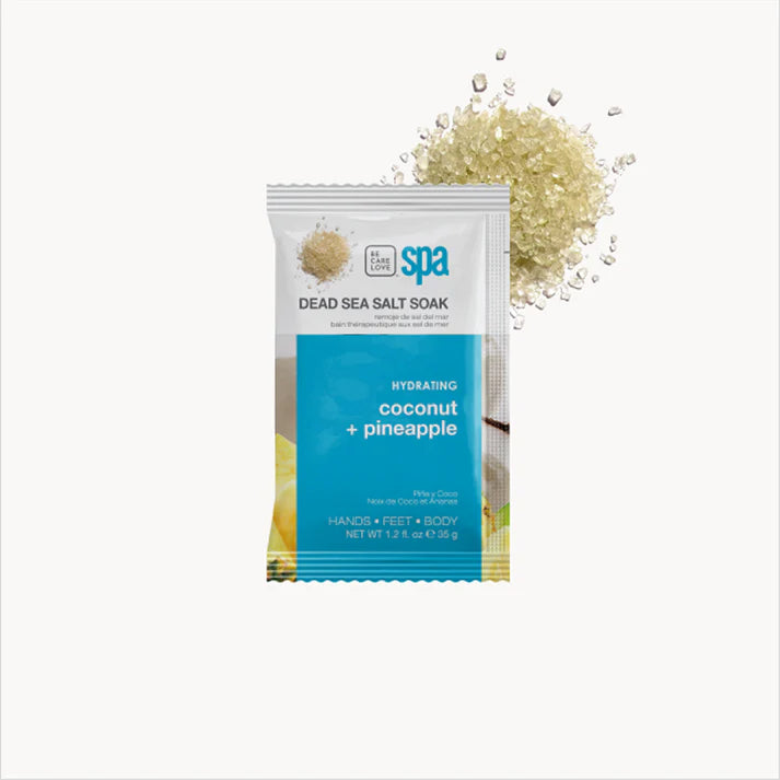 Coconut and Pineapple Hydrating Spa Set – 4-in-1 Kit (SINGLE-USE)