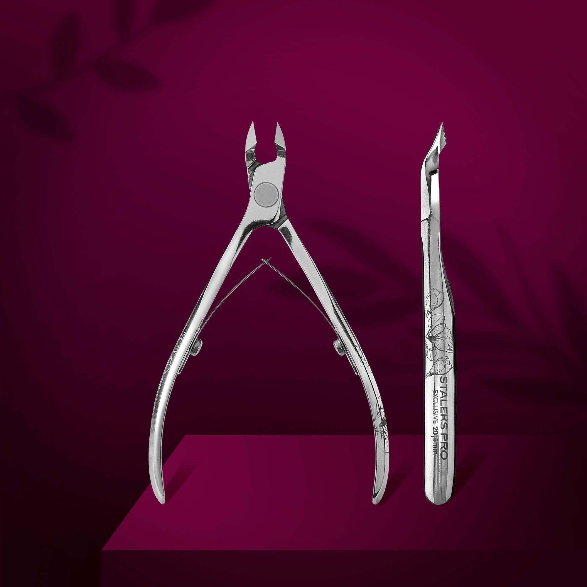 Staleks cuticle nippers "Magnolia" - EXCLUSIVE 20-Cuticle Nippers-STALEKS PRO-5 mm-Gel Essentialz