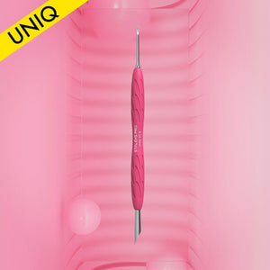 Staleks cuticle pusher, Gummy - UNIQ 11 TYPE 2 (beveled and loop pusher)-Cuticle Pushers-STALEKS PRO-Gel Essentialz