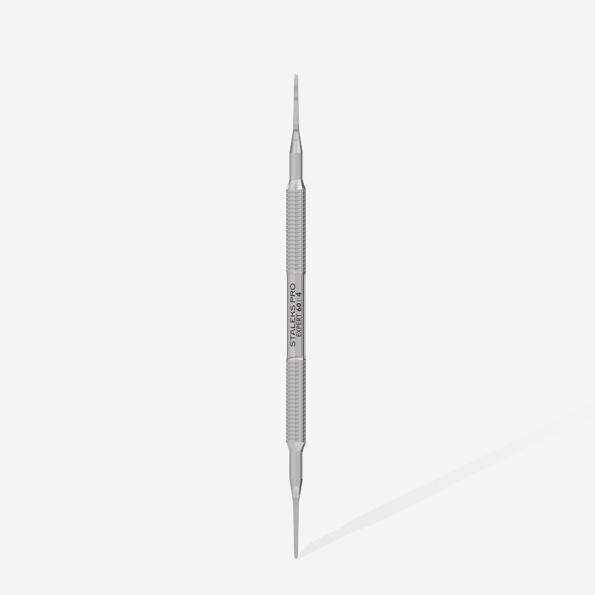 Pedicure toenail file - EXPERT 60 TYPE 4 (straight narrow file and bent end narrow file)