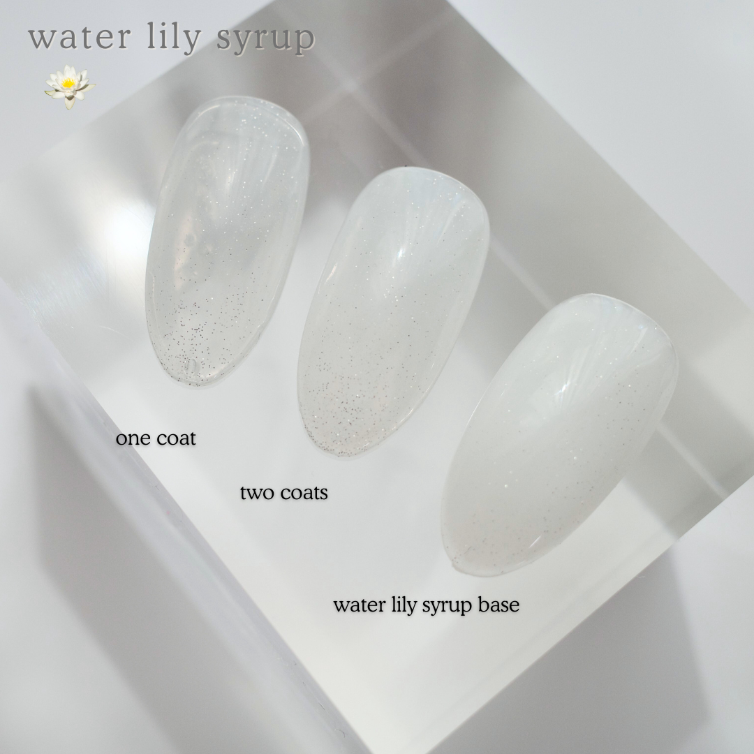 lily white gel Nail Thoughts NT-88 Water Lily Syrup