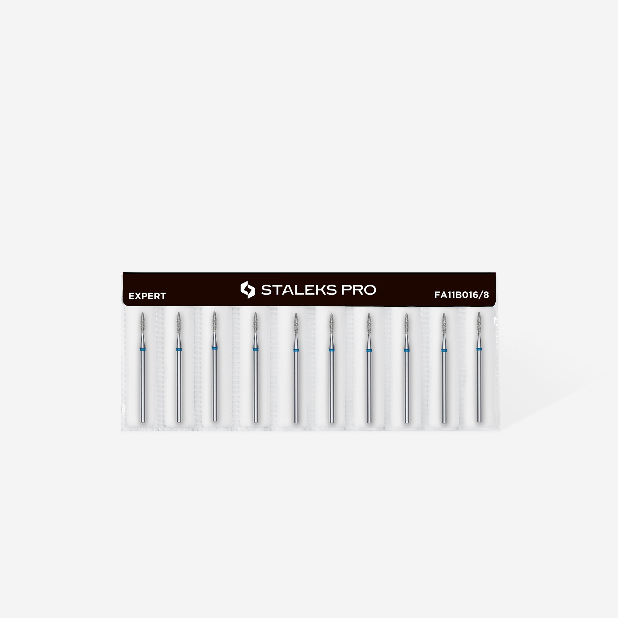 Staleks Diamond Bit - Pointed Flame Blue (M)  1.6 / 8mm (349)