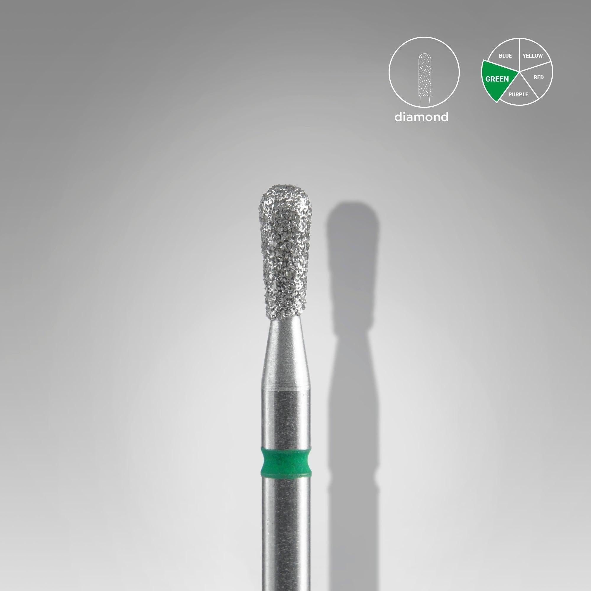 Staleks - Diamond Bit Match Green 2,3 / 5mm (433)-Drill bit-STALEKS PRO-Gel Essentialz