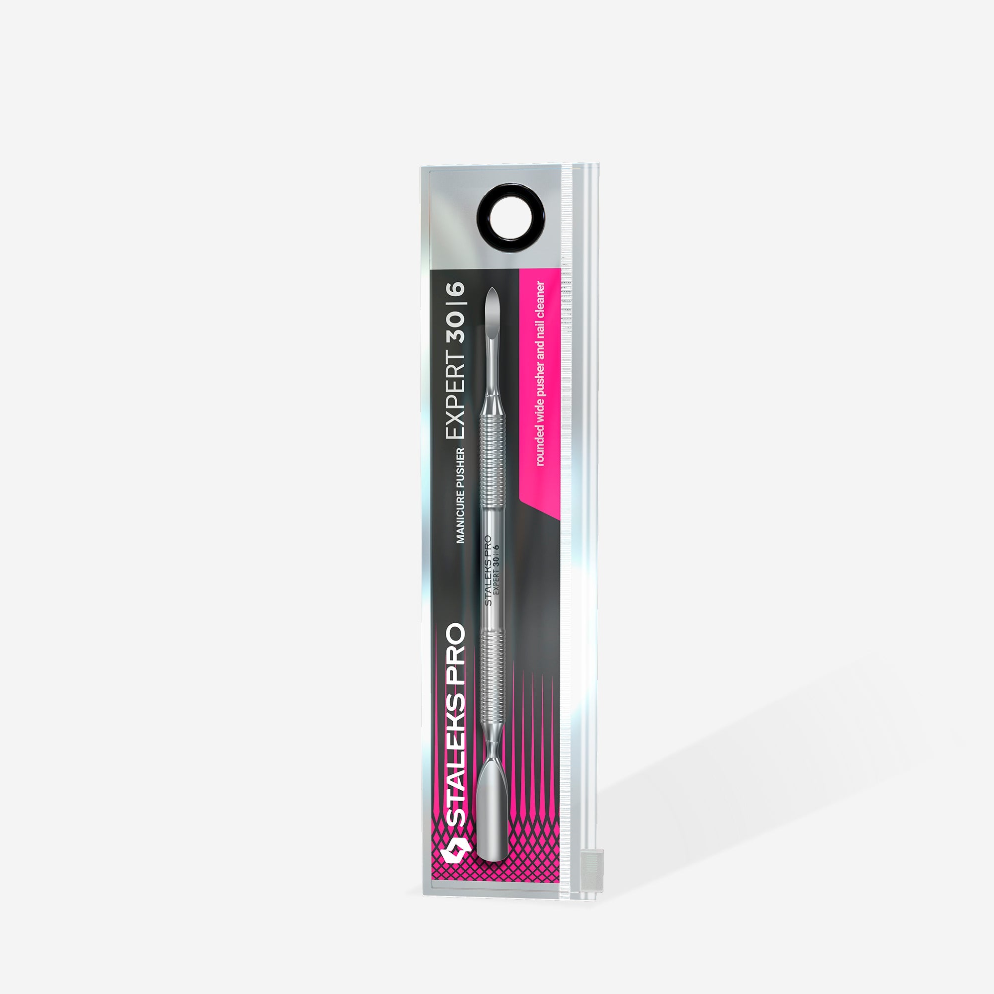 Staleks cuticle pusher - EXPERT 30 TYPE 6 (rounded wide pusher and nail cleaner)