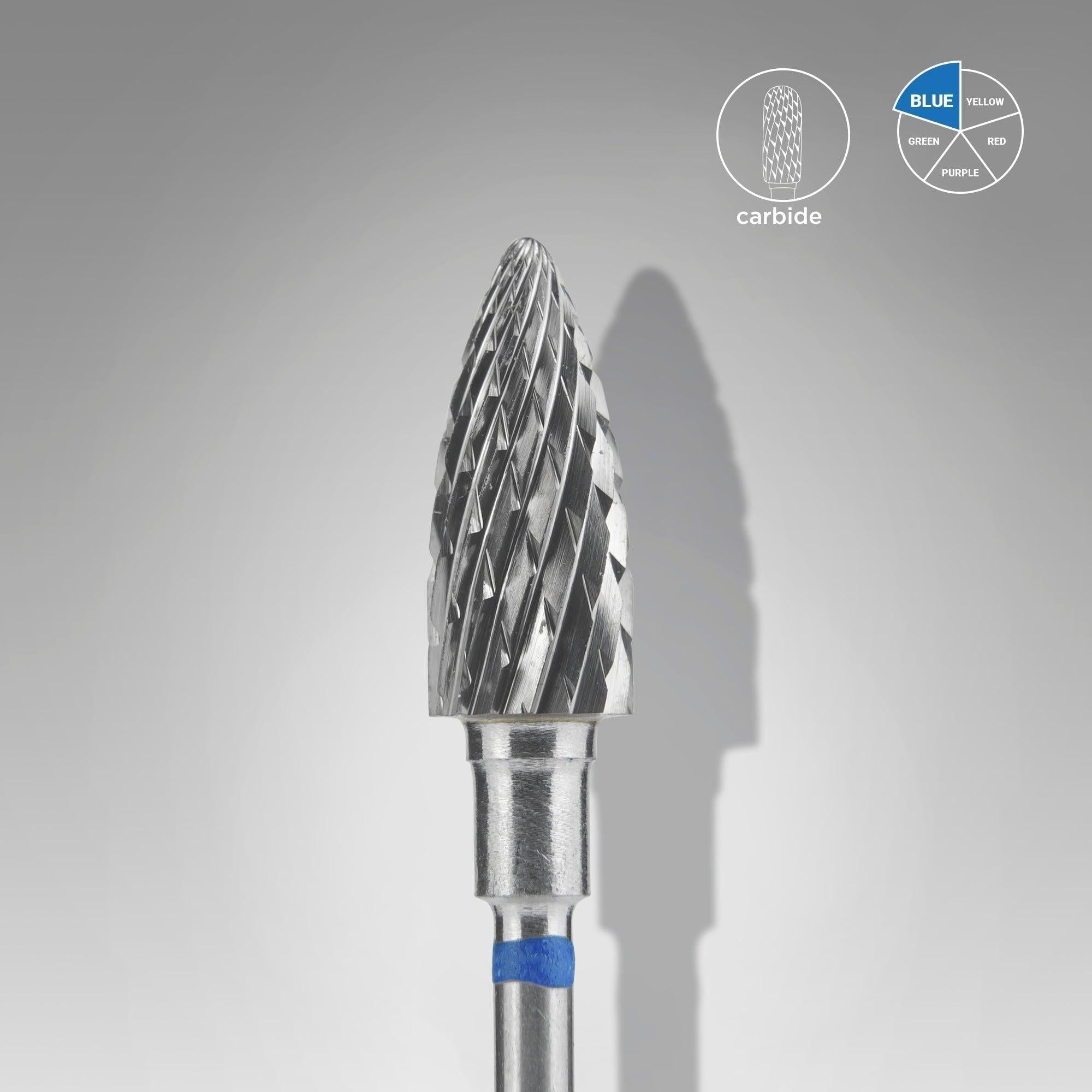 Staleks Carbide Bit - Pine Cone Blue (M) 6/14mm (459)-Drill bit-STALEKS PRO-Gel Essentialz