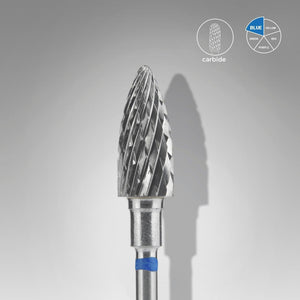 Staleks Carbide Bit - Pine Cone Blue (M) 6/14mm (459)-Drill bit-STALEKS PRO-Gel Essentialz