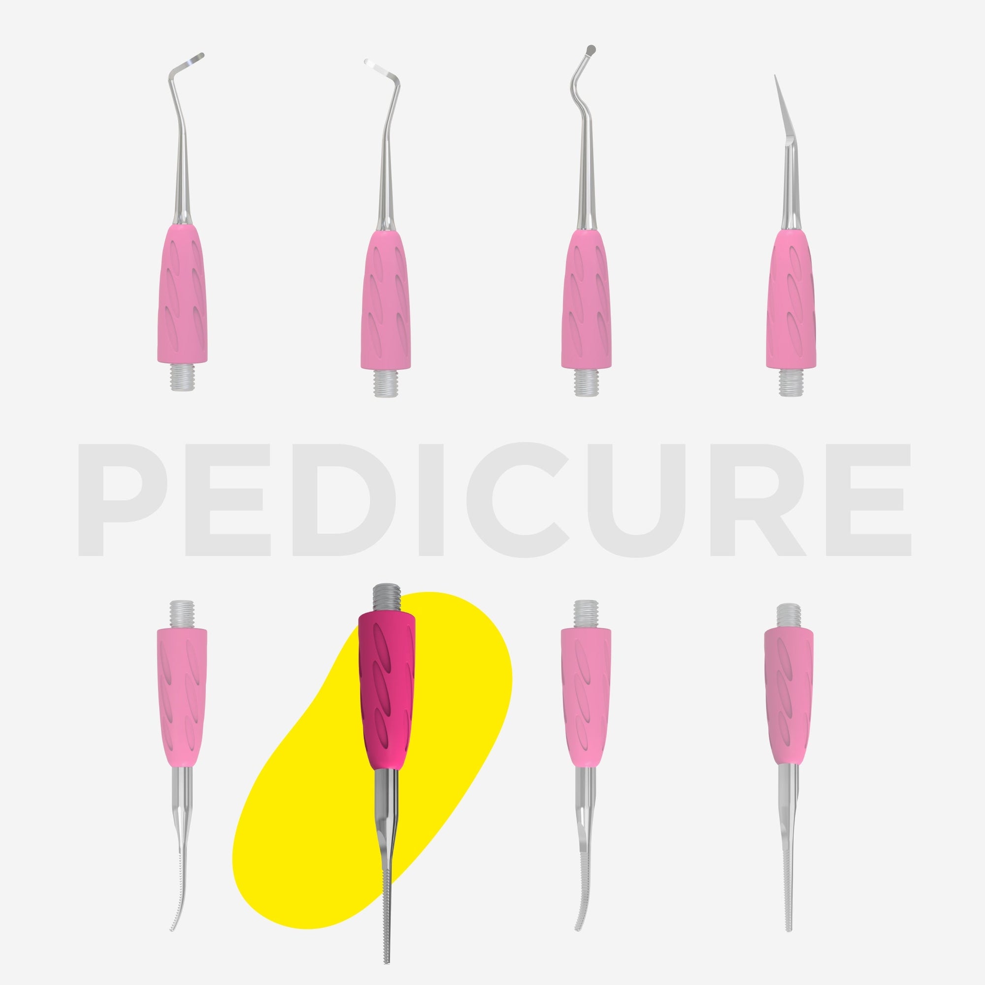 Working part of Combo pusher - UNIQ 36 (Straight narrow toenail file)