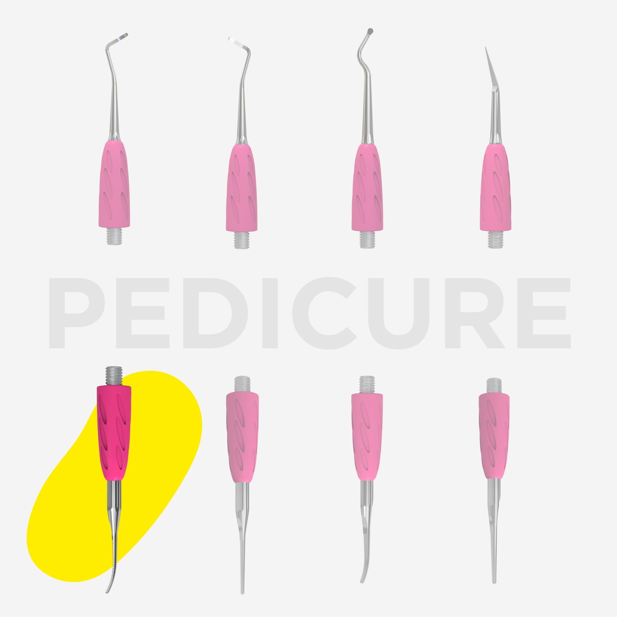 Working part of Combo pusher - UNIQ 35 (Narrow toenail file with bend)