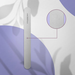 Laser nail file EXPERT 10/165 mm (wide straight)-Abrasives-STALEKS PRO-Gel Essentialz