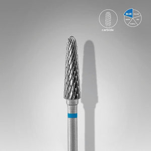 Staleks Carbide Bit - Frustum Blue (M) 4/13mm (440)-Drill bit-STALEKS PRO-Gel Essentialz