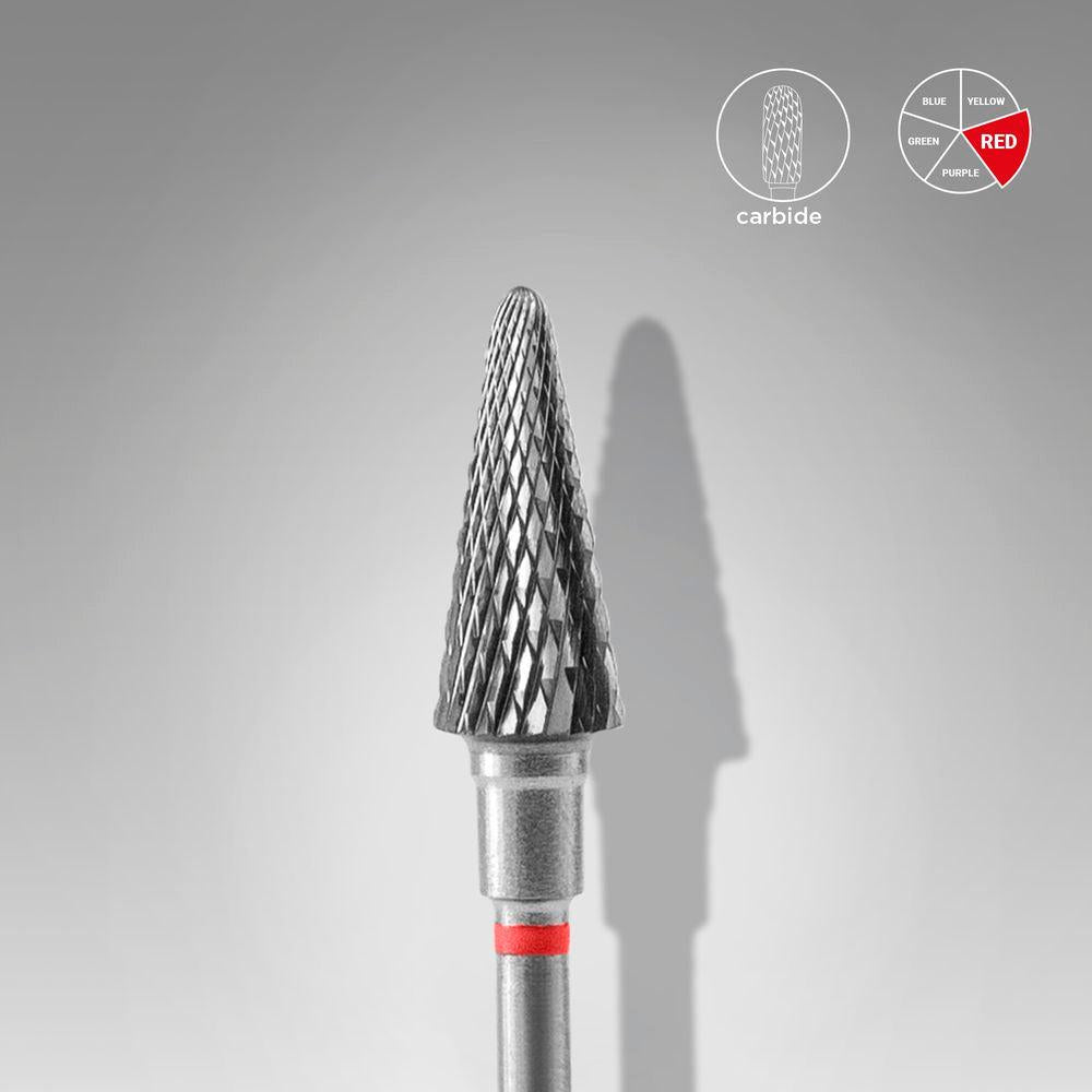 Staleks Carbide Bit - Cone Red (F)  6/14mm  (445)