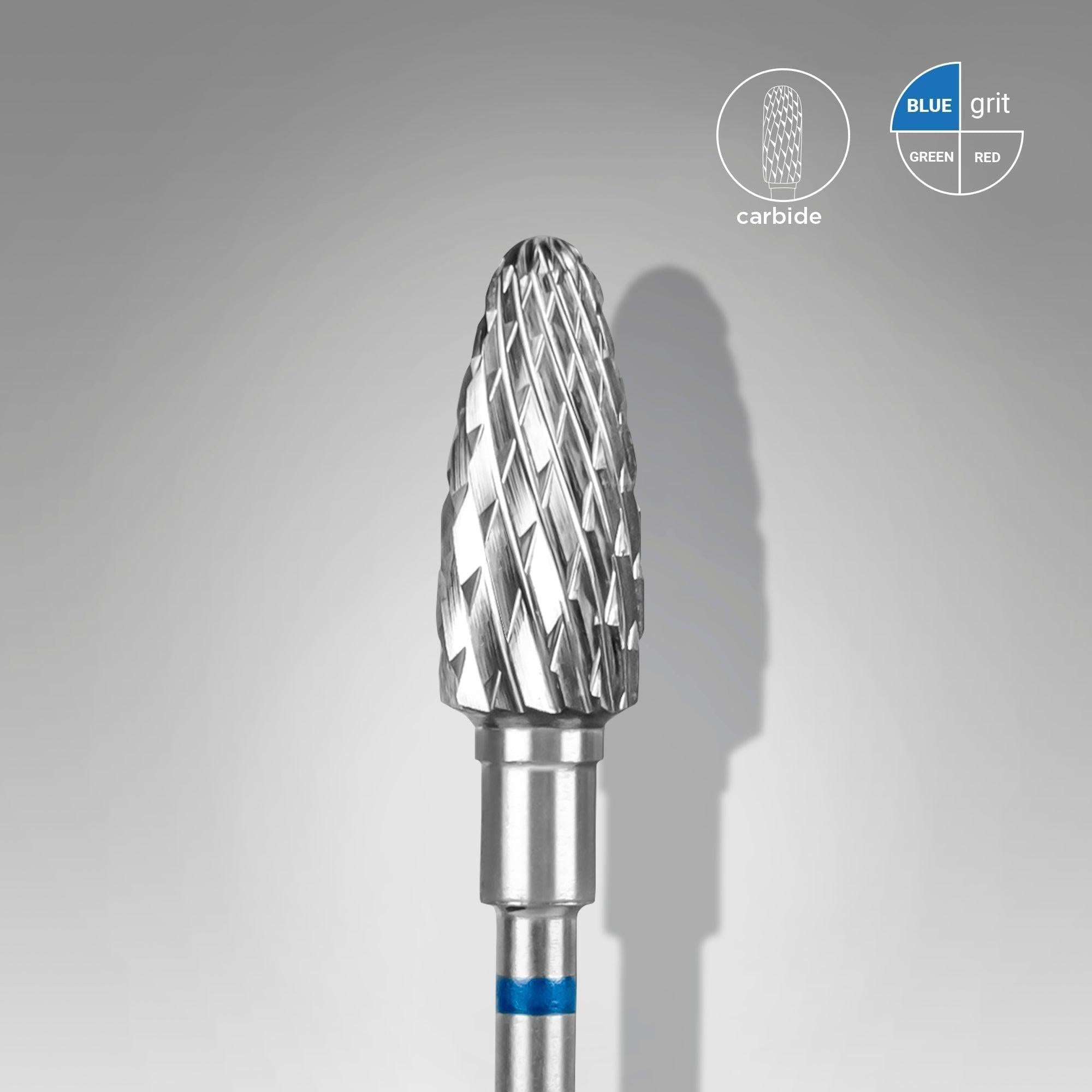 Staleks Carbide Bit - Corn Blue (M) 6/14mm (456)-Drill bit-STALEKS PRO-Gel Essentialz