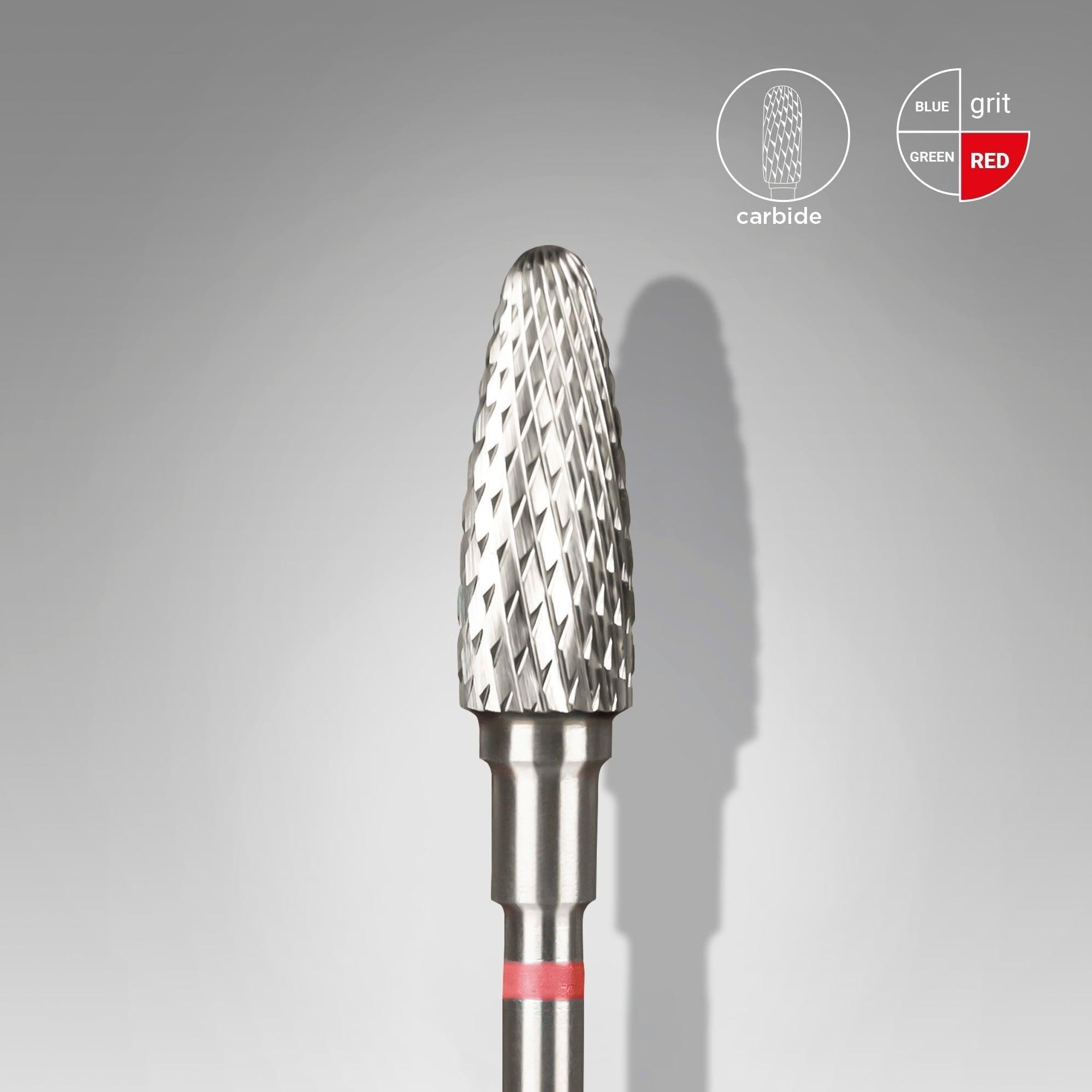 Staleks Carbide Bit - Corn Red (F) 5/13mm (453)-Drill bit-STALEKS PRO-Gel Essentialz
