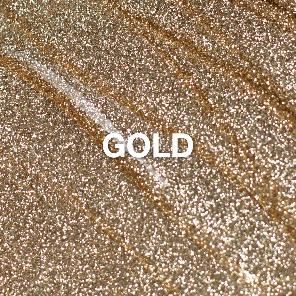 Gold, Glitter Gel, 10 ml