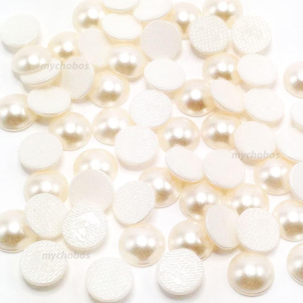 Swarovski Flatback - SS10 White Pearl