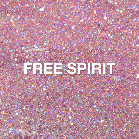 P+ Free Spirit Glitter Gel Polish, 10 mL