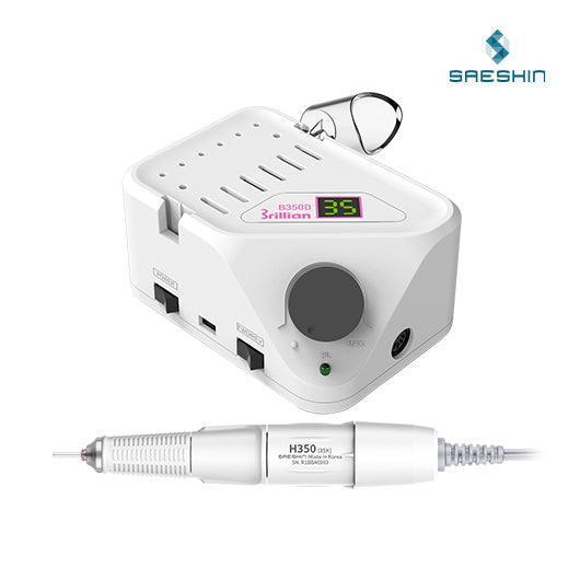 BRILLIAN B350D/H350 E-File (WHITE) 35k RPM (3/32″)-E-files-Saeshin-Gel Essentialz
