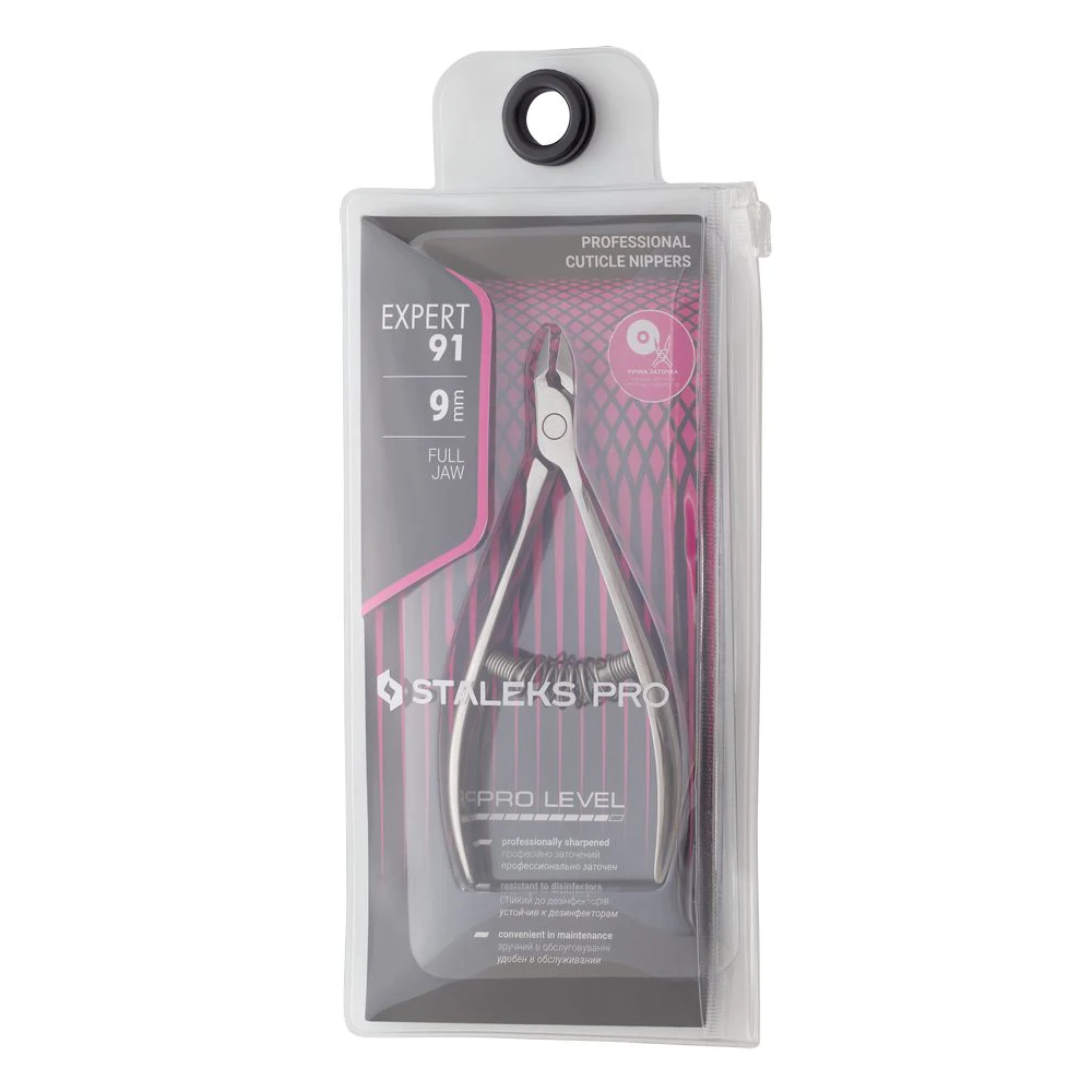 STALEKS PRO Cuticle Nippers, EXPERT 91/9 (9mm edge)