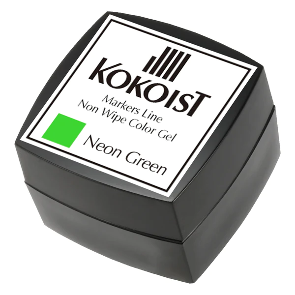 K- ML-09 Markers Line Non-Wipe Color Gel - Neon Green